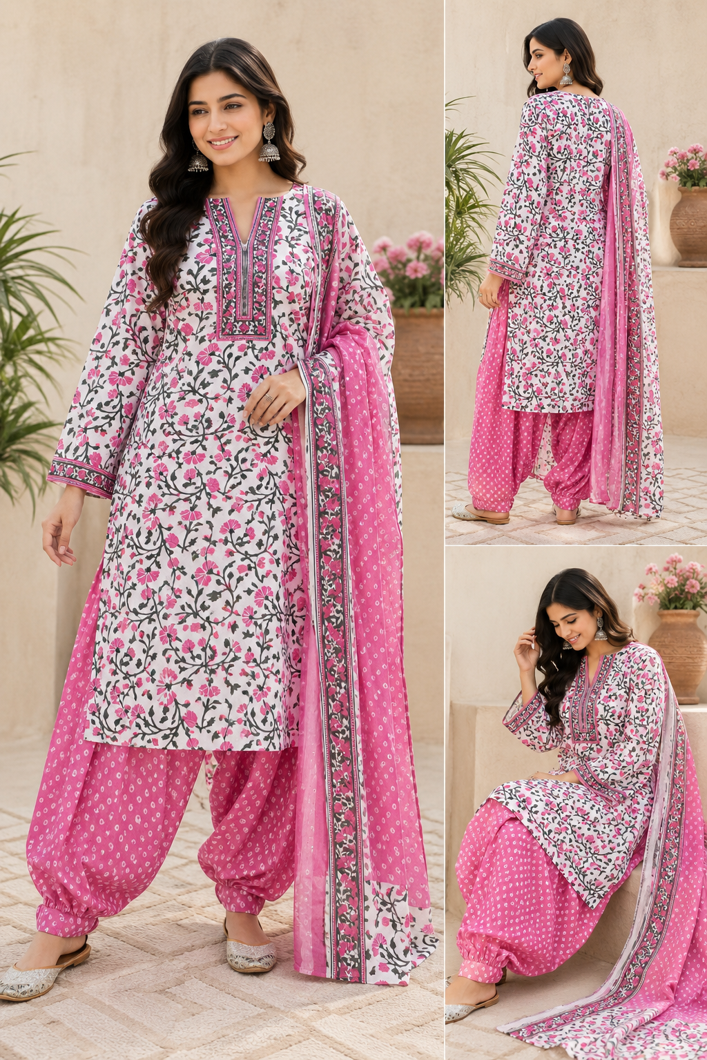 Mamta cotton suit with dupatta fabric 